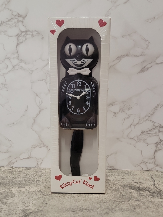 Kit-Cat Klock Other - Vintage 1996 Black Kitty-Cat Klock Clock New in the box